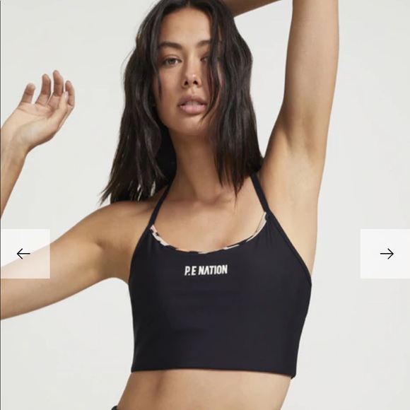 P.E Nation Other - P.E Nation Set Shot Sports Bra in Black